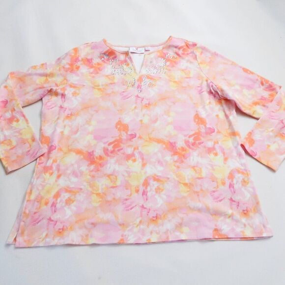Quacker Factory Shirt Size XL - Picture 1 of 8